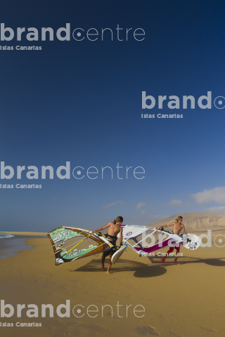 Windsurf en Playa La Barca, Parque Natural de Jandía