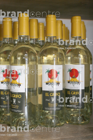 Bottles of El Grifo white wine