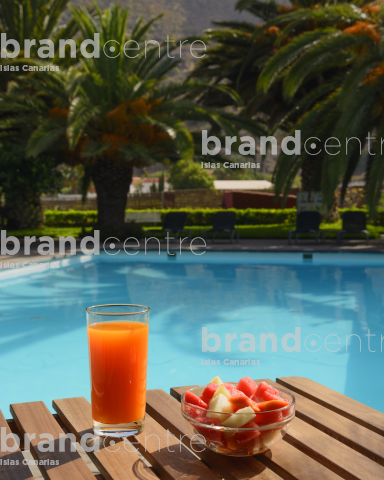Pool breakfast Pool breakfast