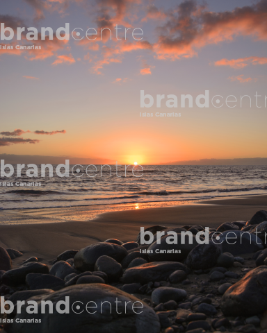 Sunset at Meloneras Beach