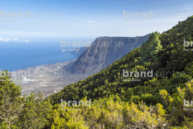 Views towards the El Golfo Valley