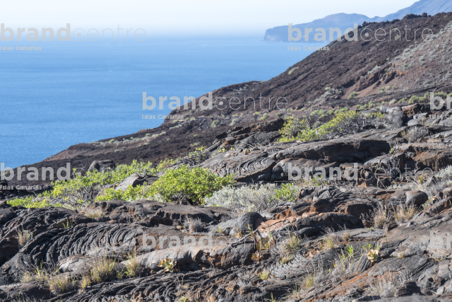 Lajiales de La Restinga with the Sea of Las Calmas de Fondo