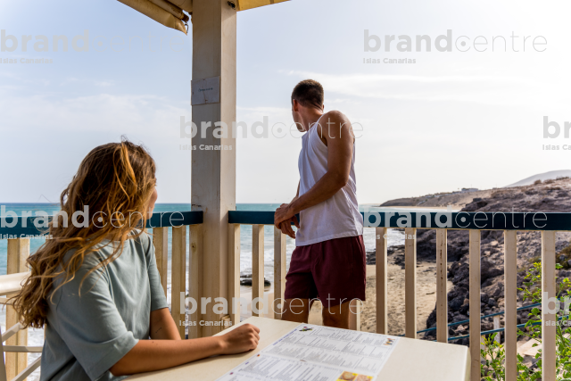 Kiosko  en Playa Esmeralda