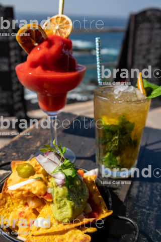 cocktails with guacamole