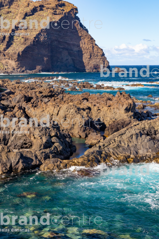 Puddle and Las Mujeres beach