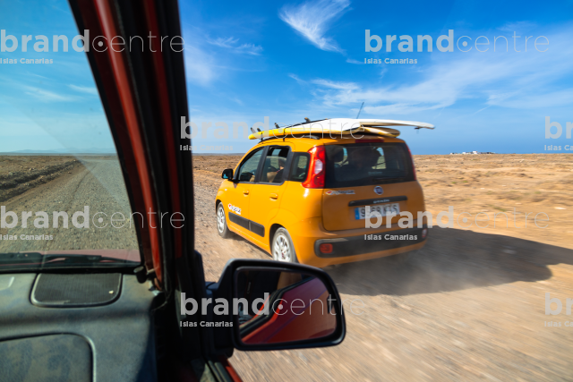 Car on the road (Fuerteventura) Car on the road (Fuerteventura)