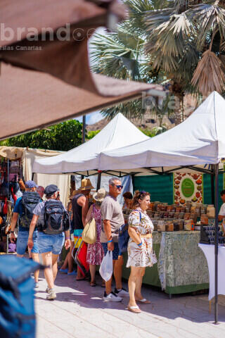Mercadillo en Puerto de Mogán Mercadillo en Puerto de Mogán