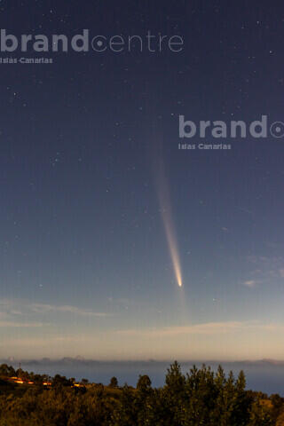 Cometa Tsuchinan-Atlas - La Palma, Garafía Cometa Tsuchinan-Atlas - La Palma, Garafía