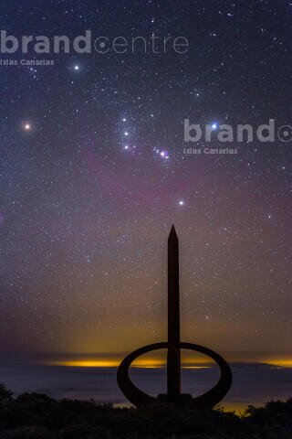 Monumento al infinito y constelación de Orión - La Palma, San Andrés y Sauces Monumento al infinito y constelación de Orión - La Palma, San Andrés y Sauces