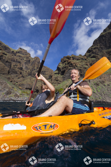 Excursión en kayak por Los Gigantes