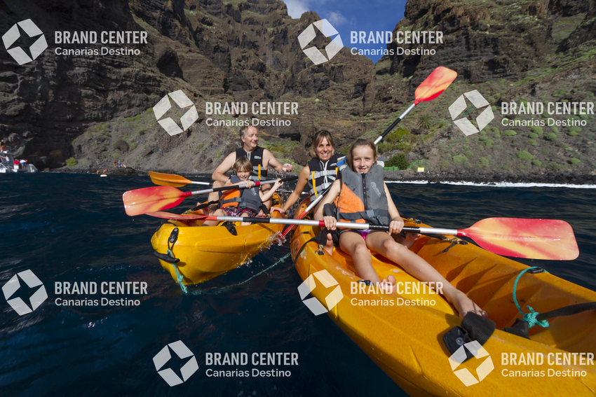 Excursión en kayak por Los Gigantes