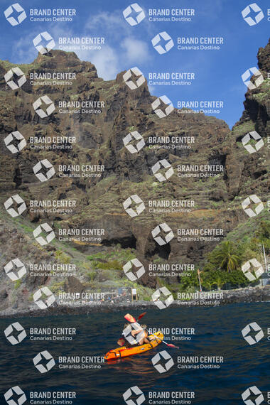 Kayak excursion through Los Gigantes