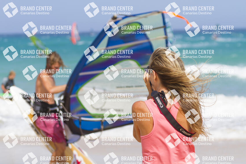 Windsurf en Playa La Barca, Parque Natural de Jandía