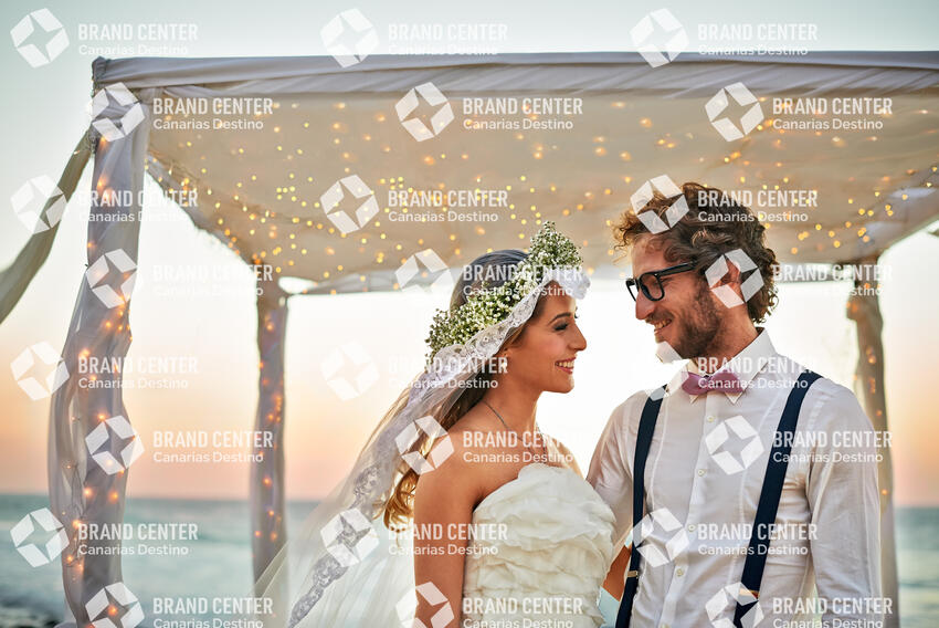 Hipster wedding