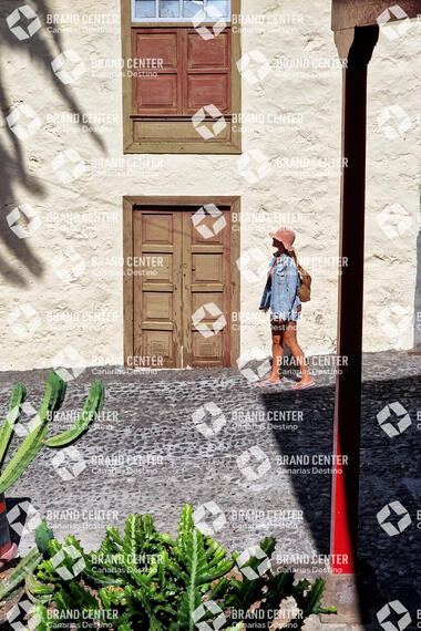 Puerta de casa típica