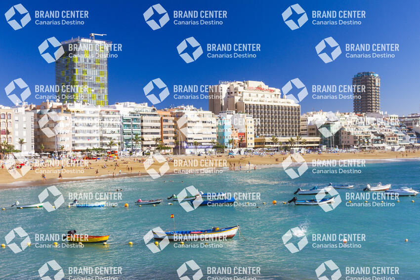 Las Canteras beach, La Puntilla area