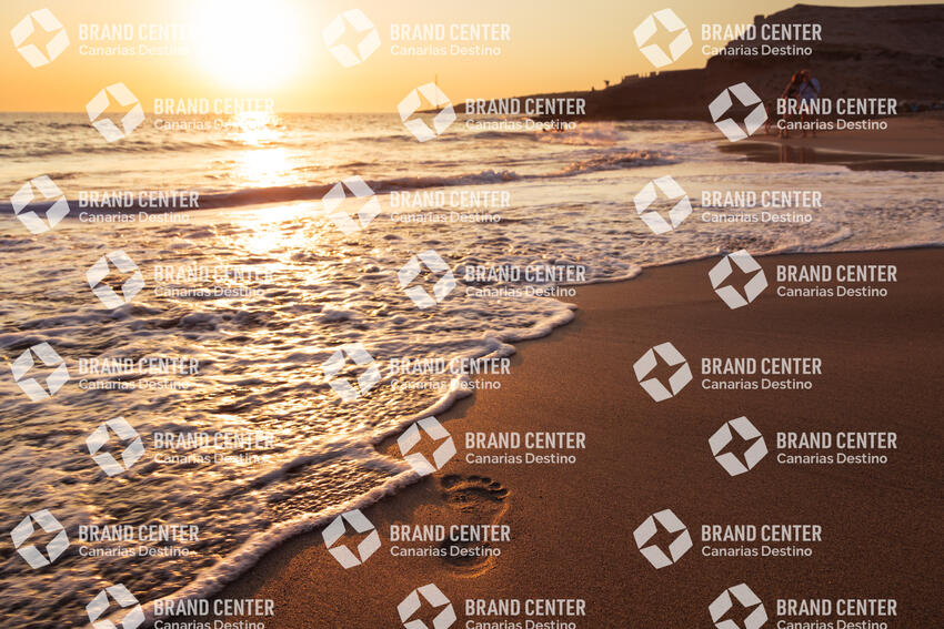 Playa Diego Hernández - atardecer