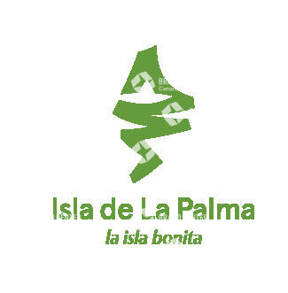 Isotipo Isla de La Palma con Texto debajo AI