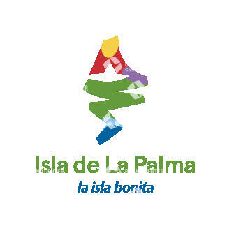 Isotipo Isla de La Palma con Texto debajo AI