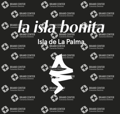 Isotipo Isla de La Palma con Texto Encima AI
