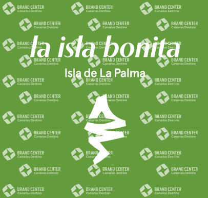 Isotipo Isla de La Palma con Texto Encima AI