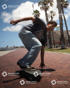 Skate en el Paseo de Las Canteras