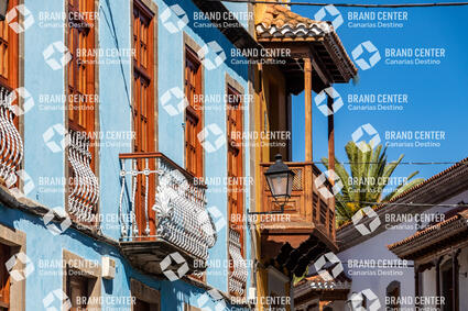 balcones de madera en Teror