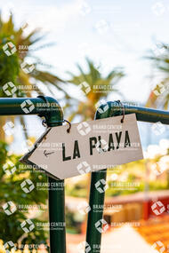 Señal La Playa, en Valle Gran Rey