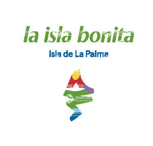 Isotipo Isla de La Palma con Texto Encima AI