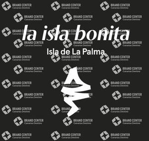 Isotipo Isla de La Palma con Texto Encima AI